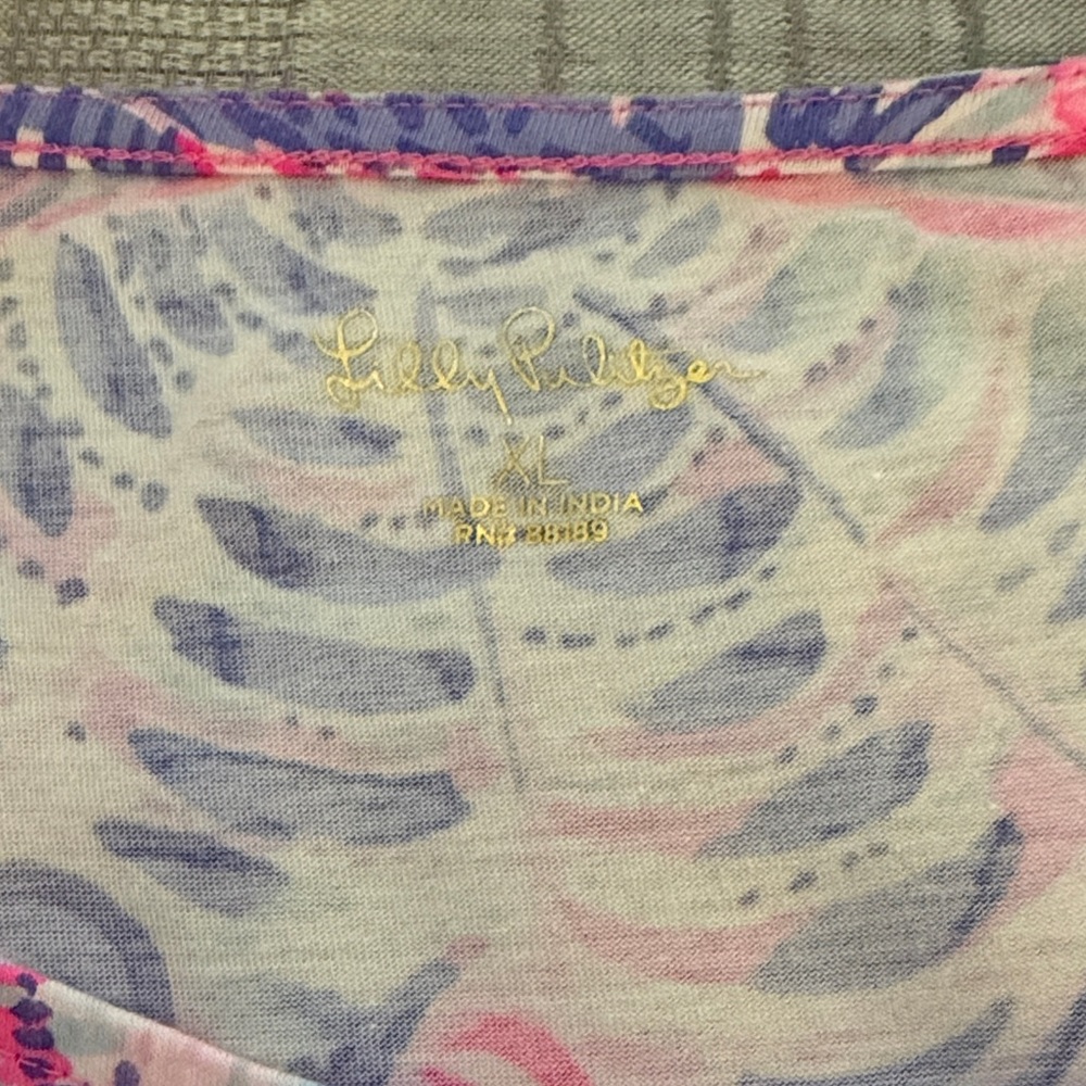Lilly Pulitzer Vibrant Pink and Blue Dress - Picture 3 of 5